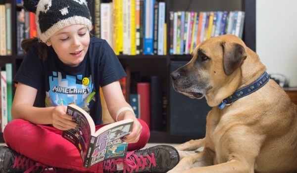 Reading with dogs