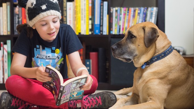 Reading with dogs
